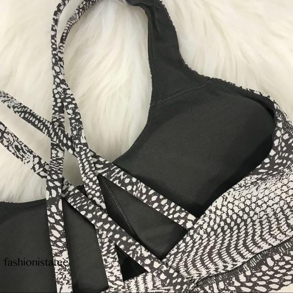 NWT lululemon energy bra swerve vapor metal grey - Picture 6 of 8